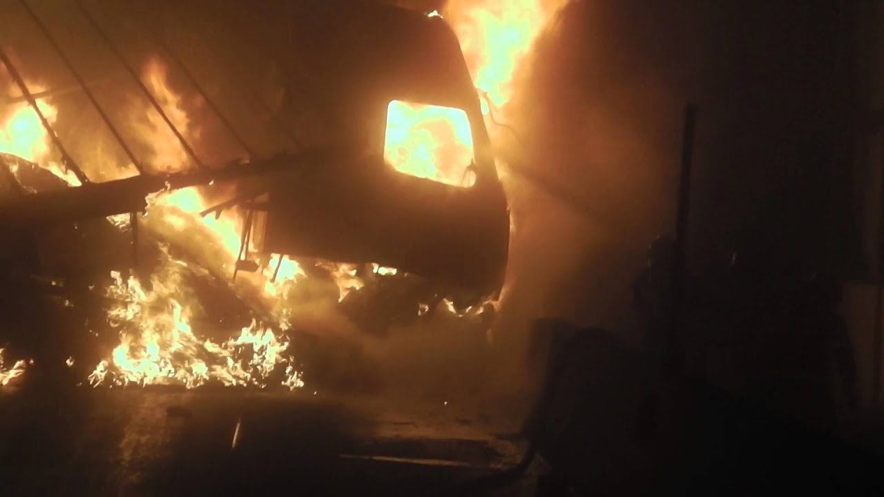 LKW Brand A2 FR Graz - Gleisdorf West