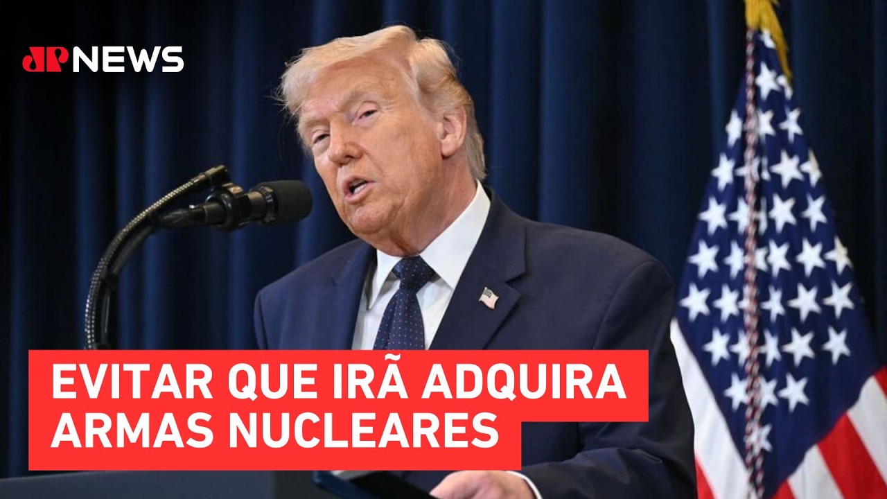 Trump afirma que deter o “império do mal” do Irã é mais importante do que o petróleo