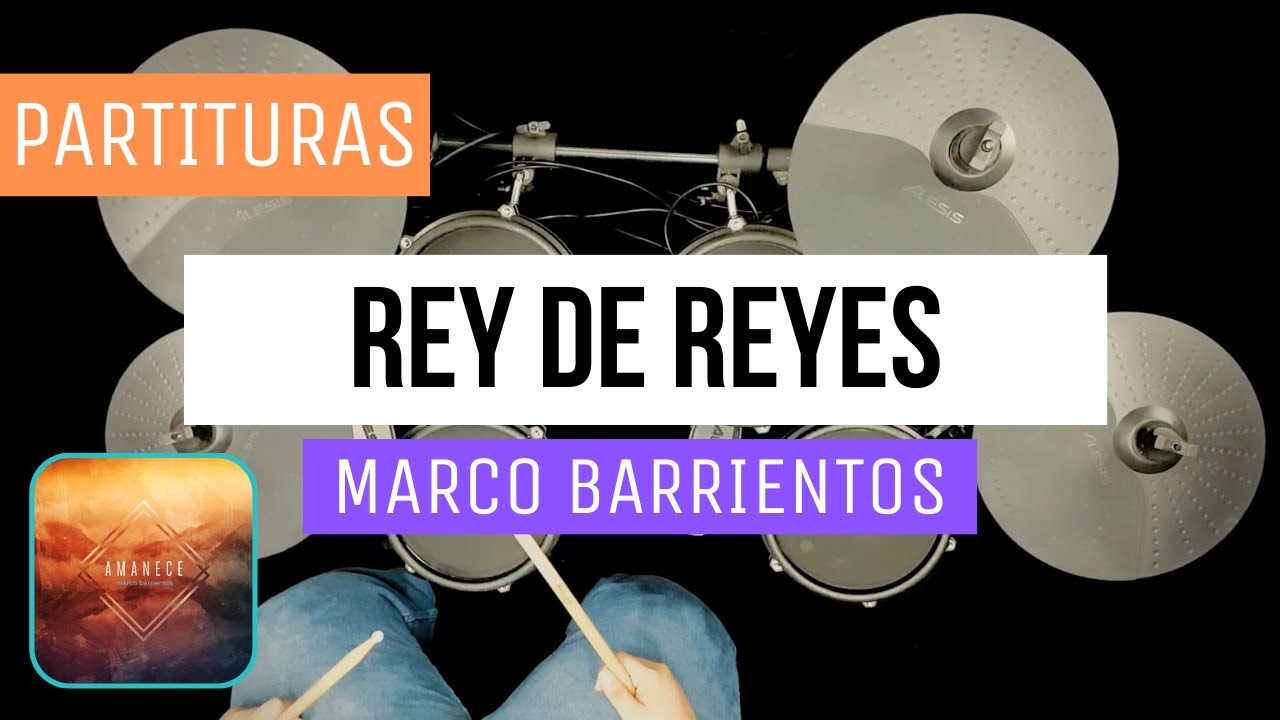 🥁 Rey de Reyes - Marco Barrientos - Batería | Drums - 🔥 Partituras 🔥 #shorts