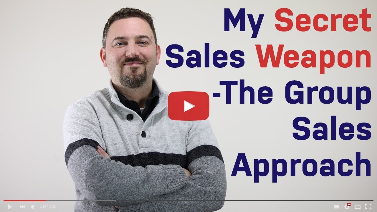 My Secret Sales Weapon - The Group Sales Approach