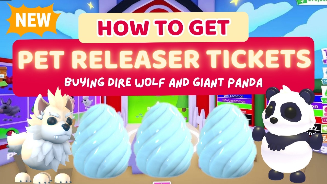 Adopt Me Pet Releaser Explained! 🎟️ How To Get Tickets EASY