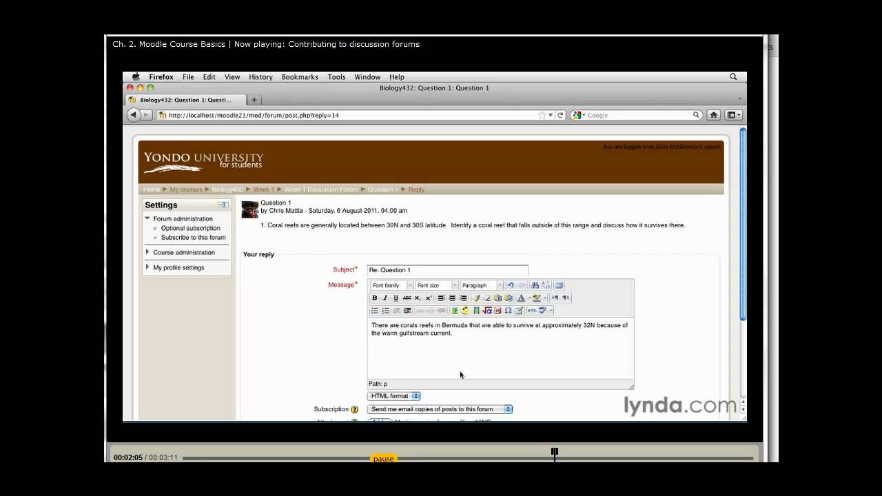 Student Discussion Forums
