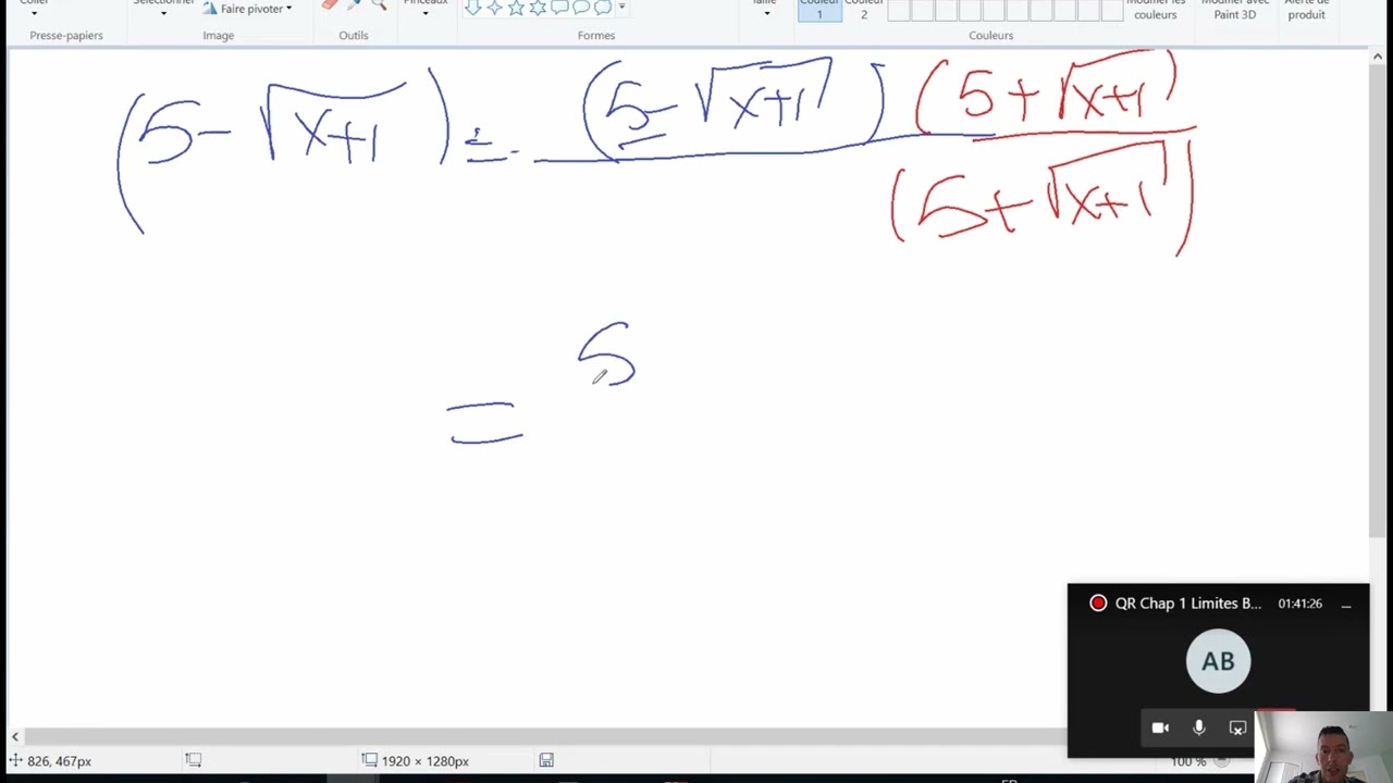 Utiliser la Méthode du Conjugué pour Calculer des Limites en Mathématiques