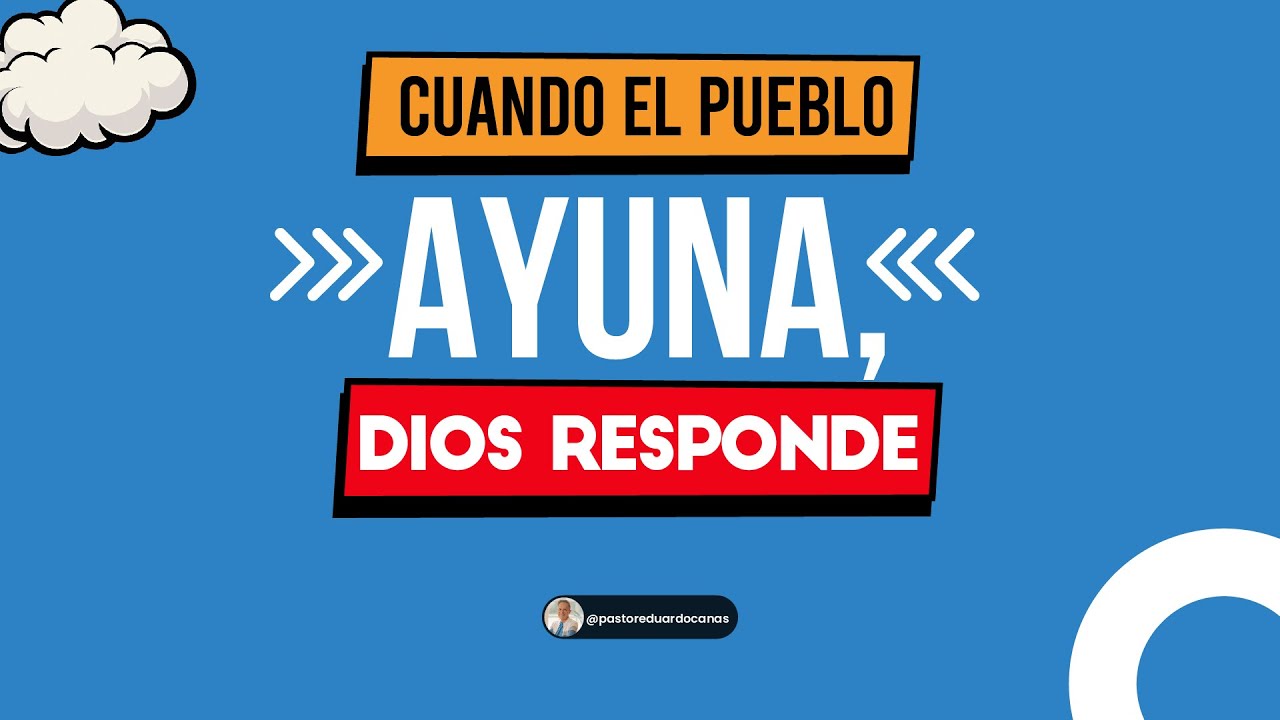 Cuando el pueblo ayuna, Dios responde | Pastor Eduardo Cañas | 11 de enero 2026