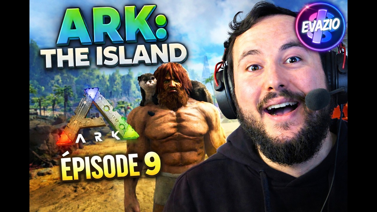 ON FAIT PLEINS DE GROTTES!!!| ARK THE ISLAND AVEC EVAZIOSTREAM #9