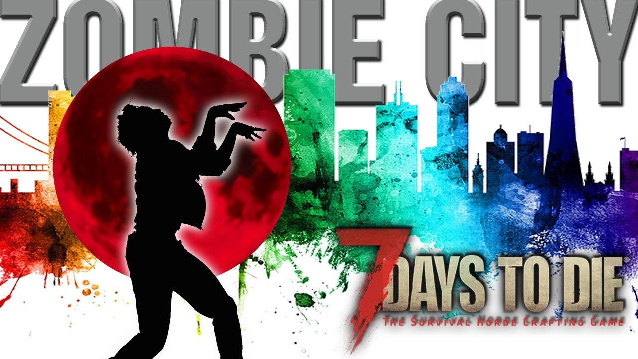 HORDE NIGHT IN AN OUTDOOR CONCERT VENUE (7 Days to Die)(Ep 33)