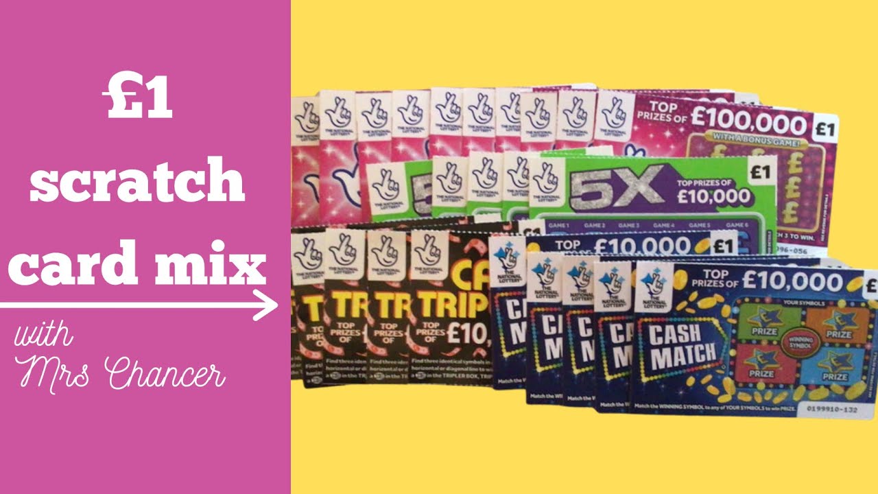 💷 &pound;1 scratch card mix today 💷 with Mrs Chancer 💷 can she win big? 💷 National lottery uk
