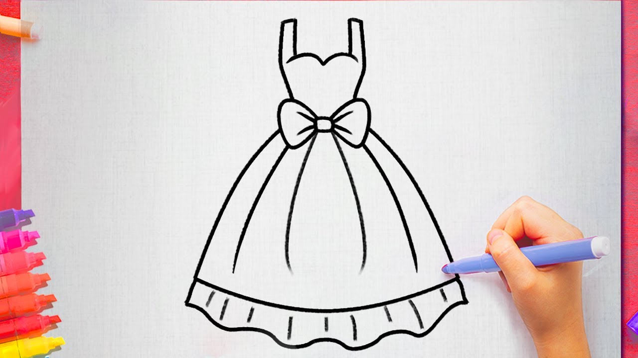 Comment Dessiner Une Robe Facile