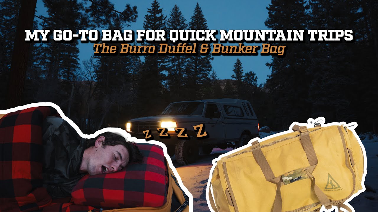 Моя незаменимая сумка для коротких походов в горы | Дорожная сумка Burro Duffel & Bunker Bag
