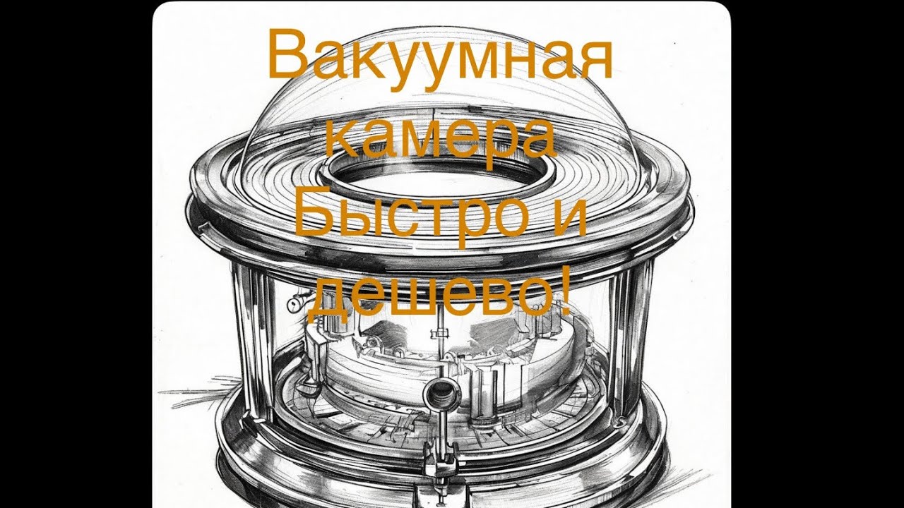 Вакуумная камера. Практически халява.