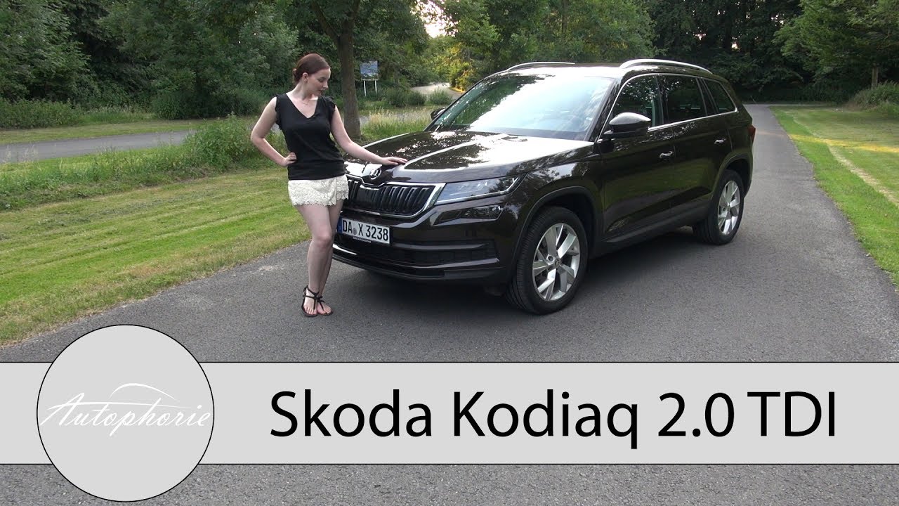 2017 Skoda KODIAQ 2.0 TDI 4x4 DSG (190 PS) Fahrbericht / Kodiaq 7-Sitzer im Detail - Autophorie