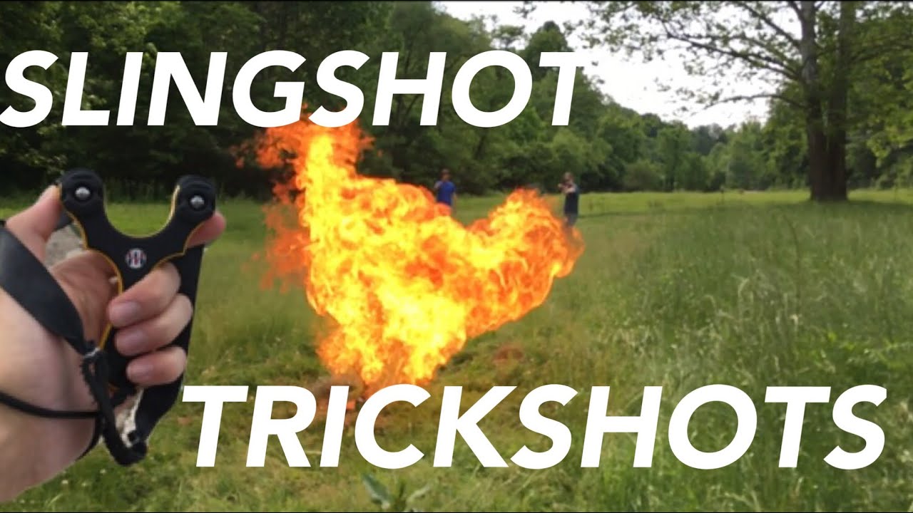 Slingshot Trick Shots! (With the Axiom Ocularis Champ)