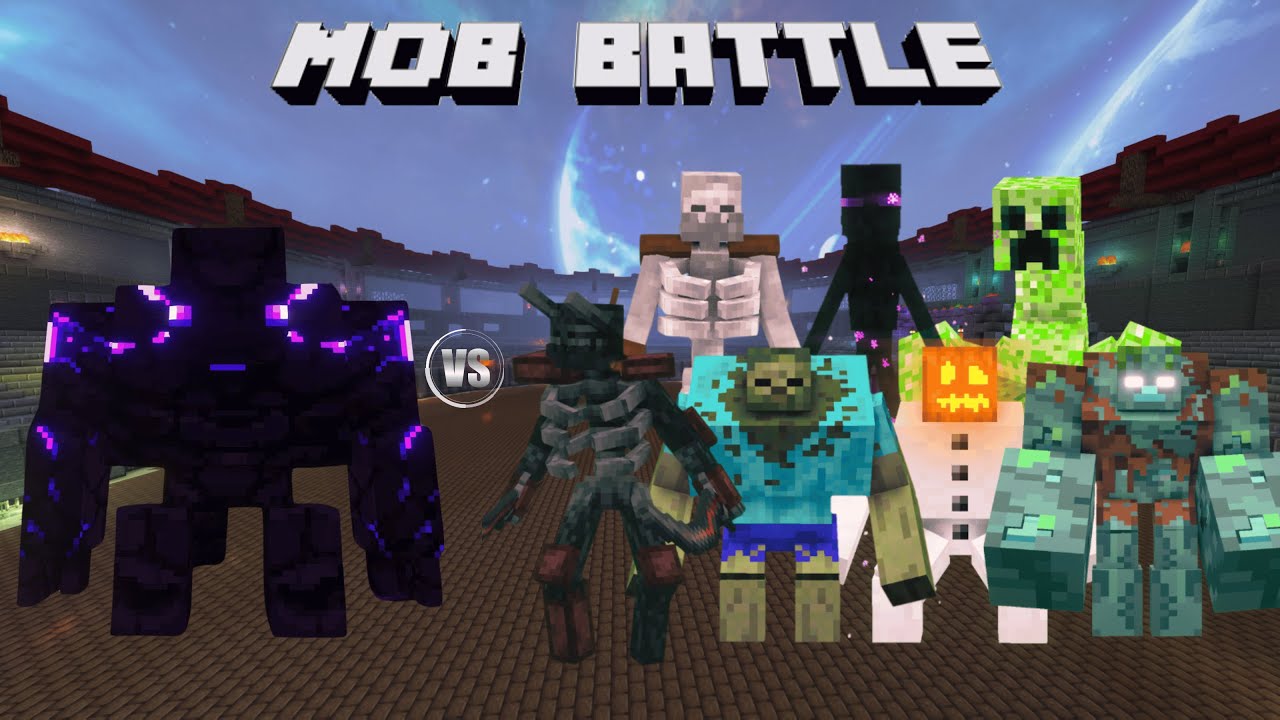 Ender Golem Vs Mutant Mobs (Minecraft Mob Battle) 1.20 Minecraft