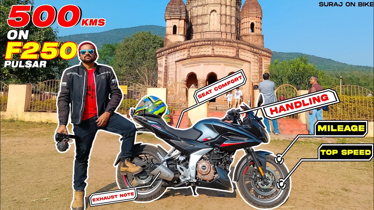 500 KM'S RIDE REVIEW OF NEW PULSAR F250 || Mileage & Headlight