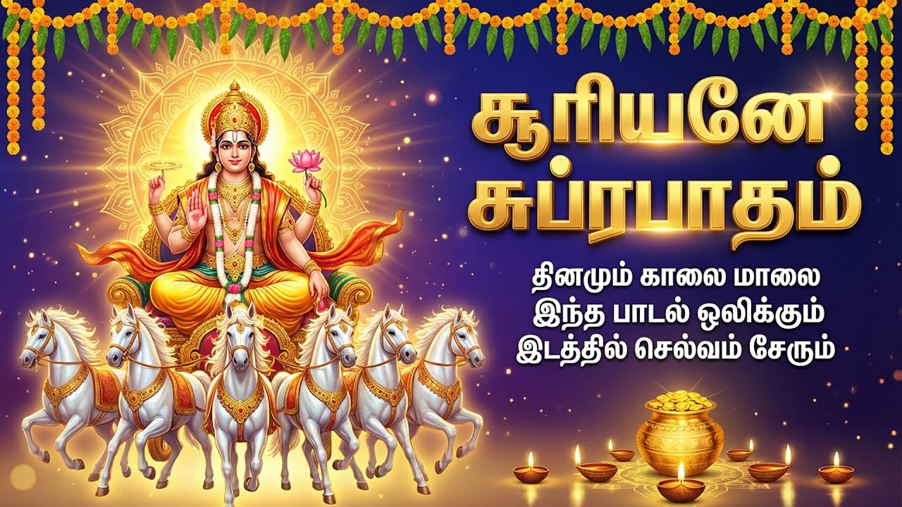 Sunday Surya Bhagavan Bakthi Padalgal | Powerful Surya Narayana Tamil Bhakti Songs