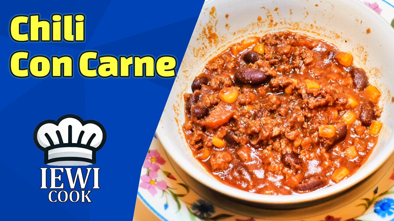 Turkey Chilli Con Carne 3 of 4 Mini-Series | Turkey Mince | IEWICOOK