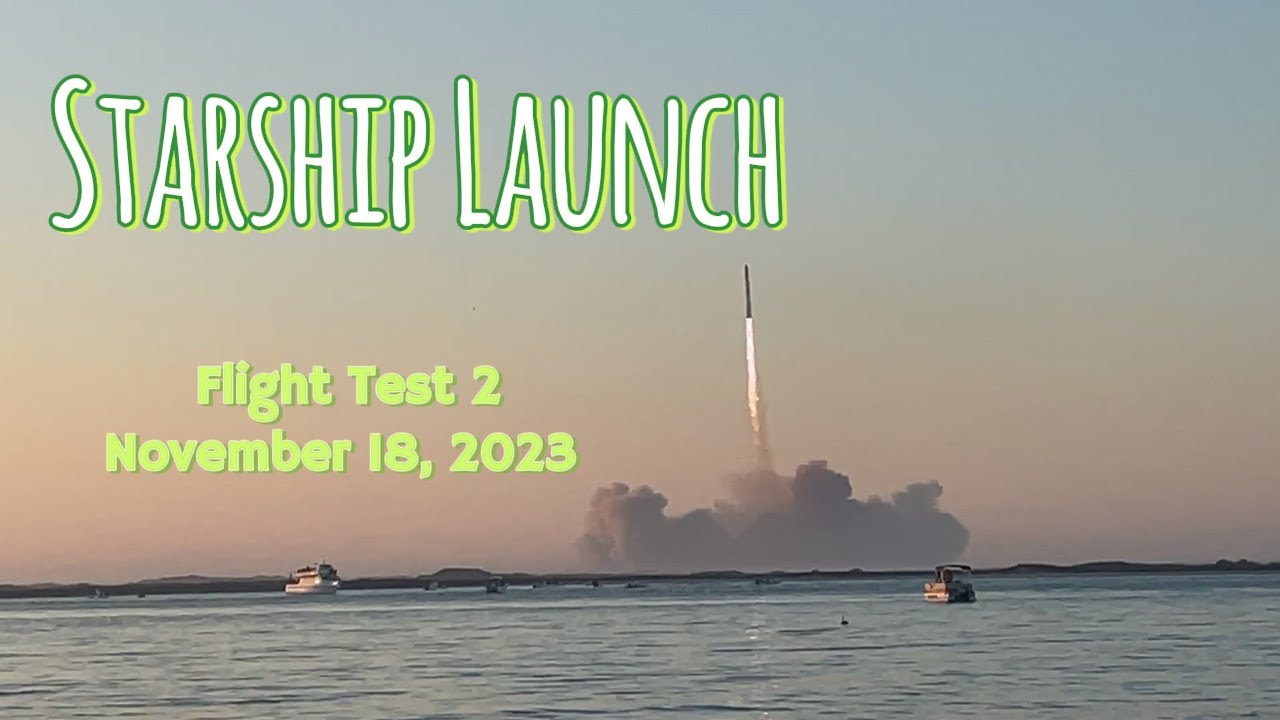 Starship Flight Test 2 Launch LIVE from Starbase Texas Sonic Boom