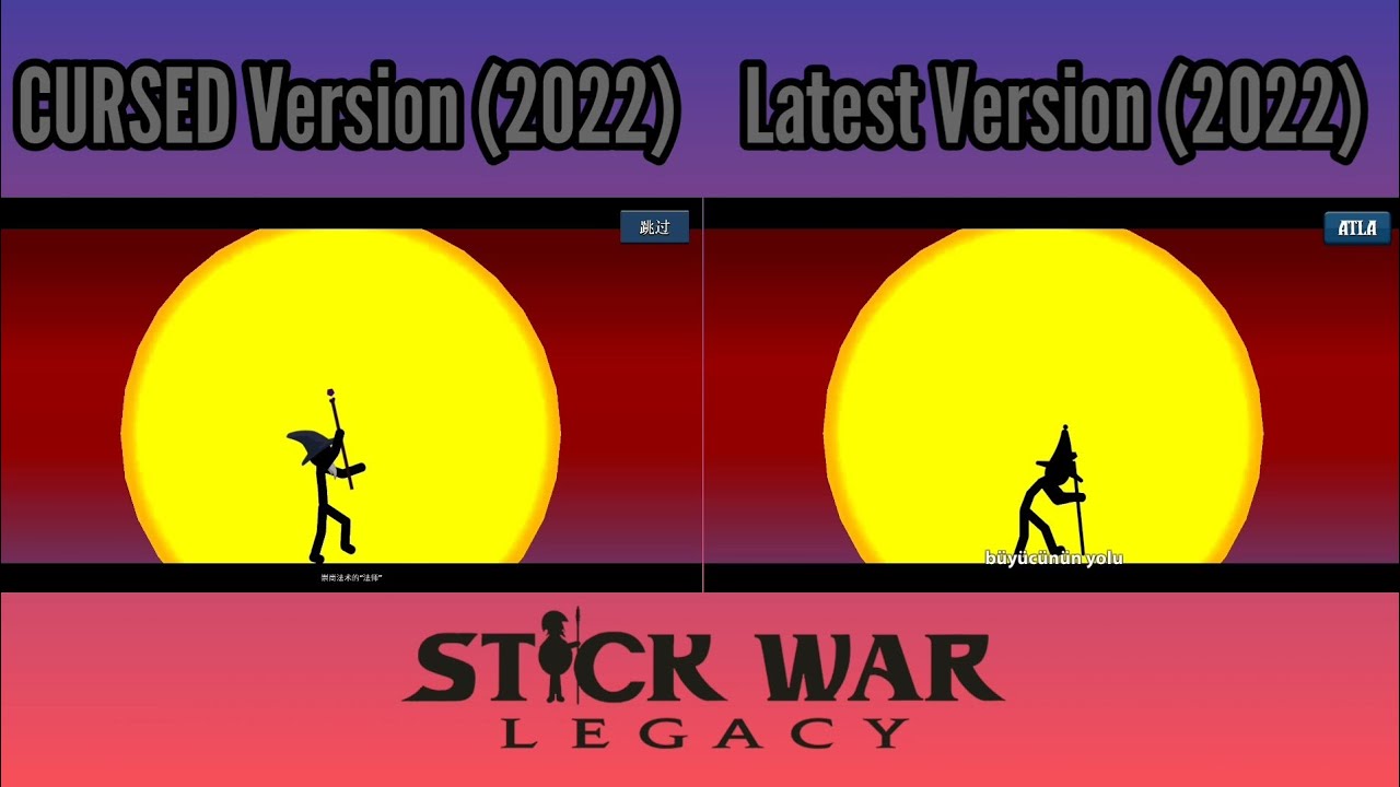 Stick War: Legacy Chinese Mod Intro Vs Stick War: Legacy Normal Intro Comparison