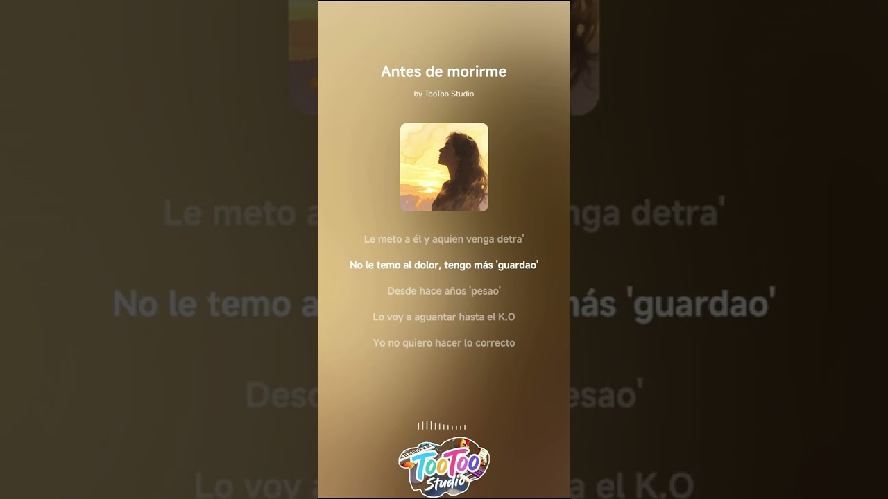 Antes de morirme - C Tangana y Rosalía (TooToo Studio Remix)