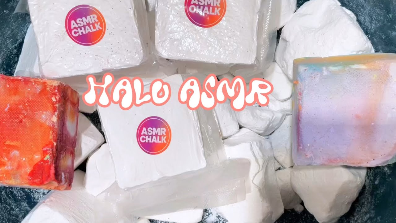 Jumbo chalk asmr #gymchalk #asmr #crispy #satisfying #oddlysatisfying #crush 