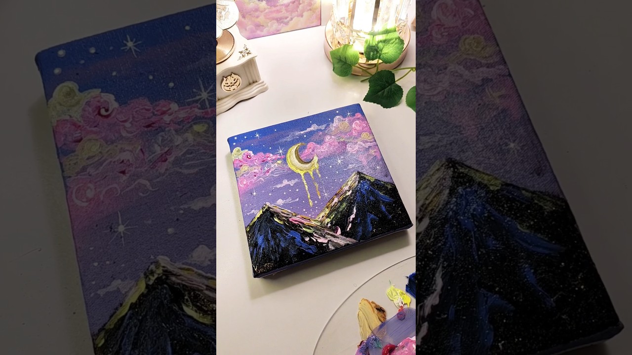 cute painting ideas #paintingideas #cutepainting #acryliconcanvas