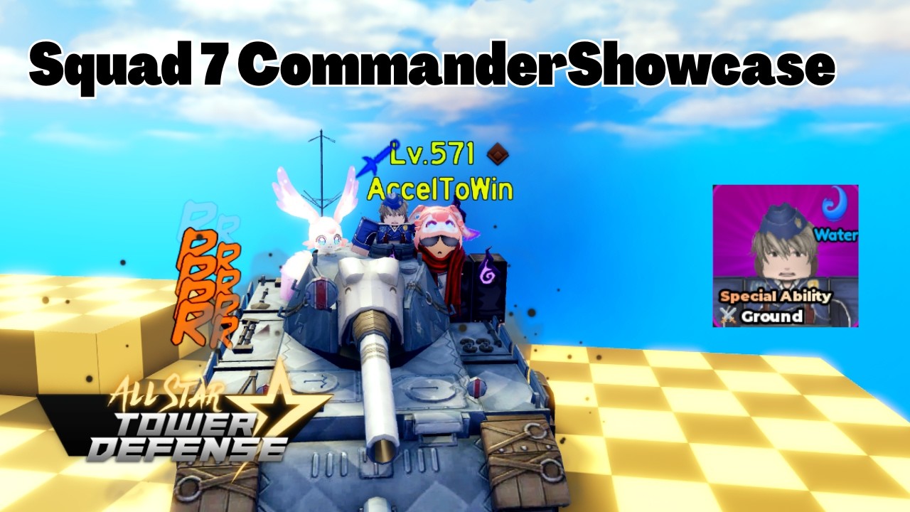 Обзор командира 7-го отряда (Велкин Гюнтер из Valkyria Chronicles) в All Star Tower Defense ASTD