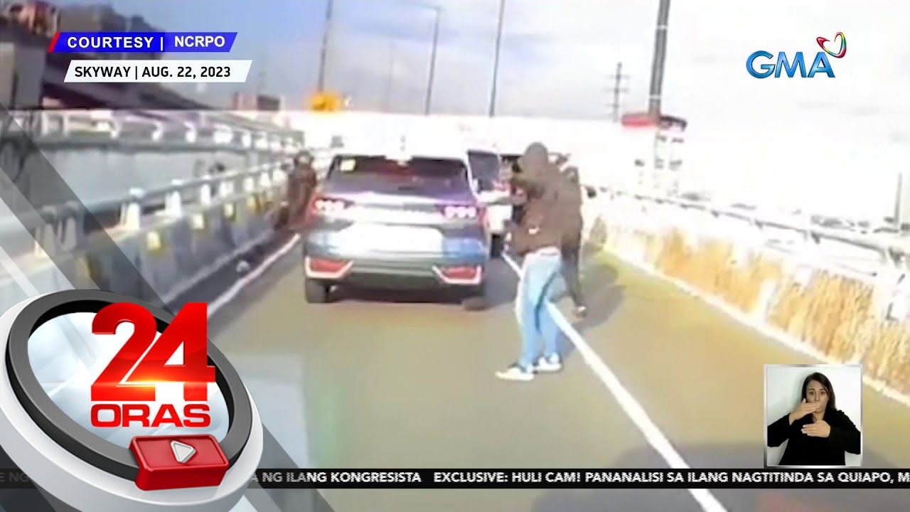 Mga naka-bonnet, 8 beses nang umatake sa Skyway gamit ang palakol; tumangay ng mahigit... | 24 Oras