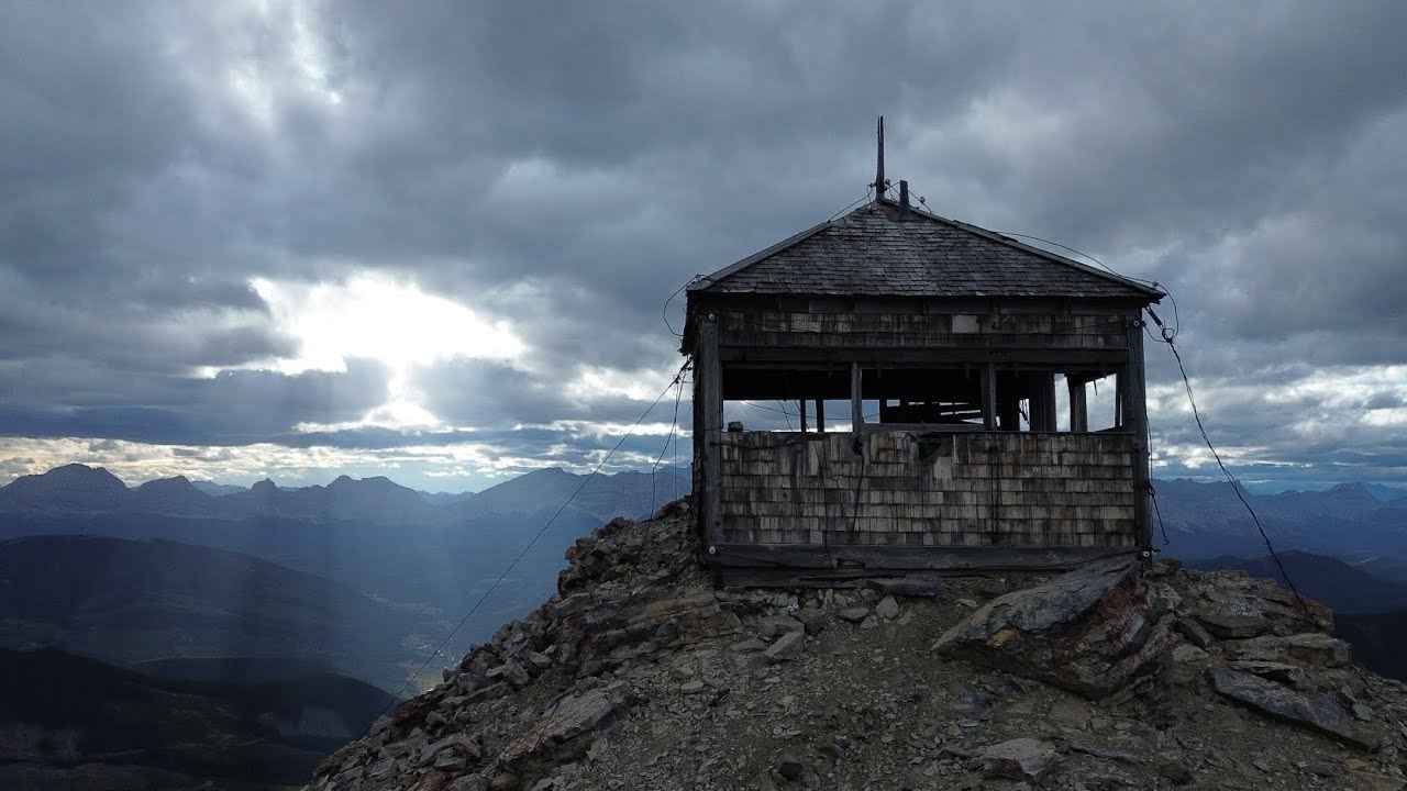 Solo Overnight in 100 Year Old Abandoned Fire Lookout