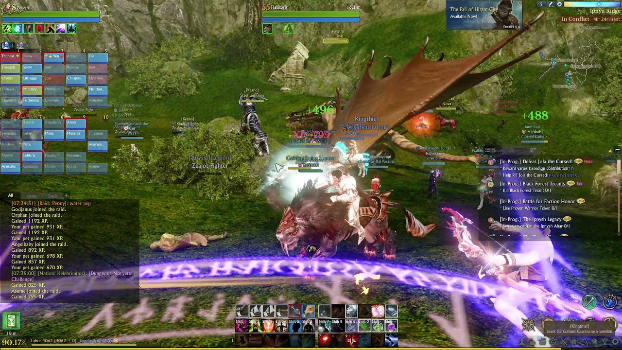 ArcheAge 2022 Kakaogames - Ipnya Ridge & Exeloch Raid - Open World Sandbox MMORPG