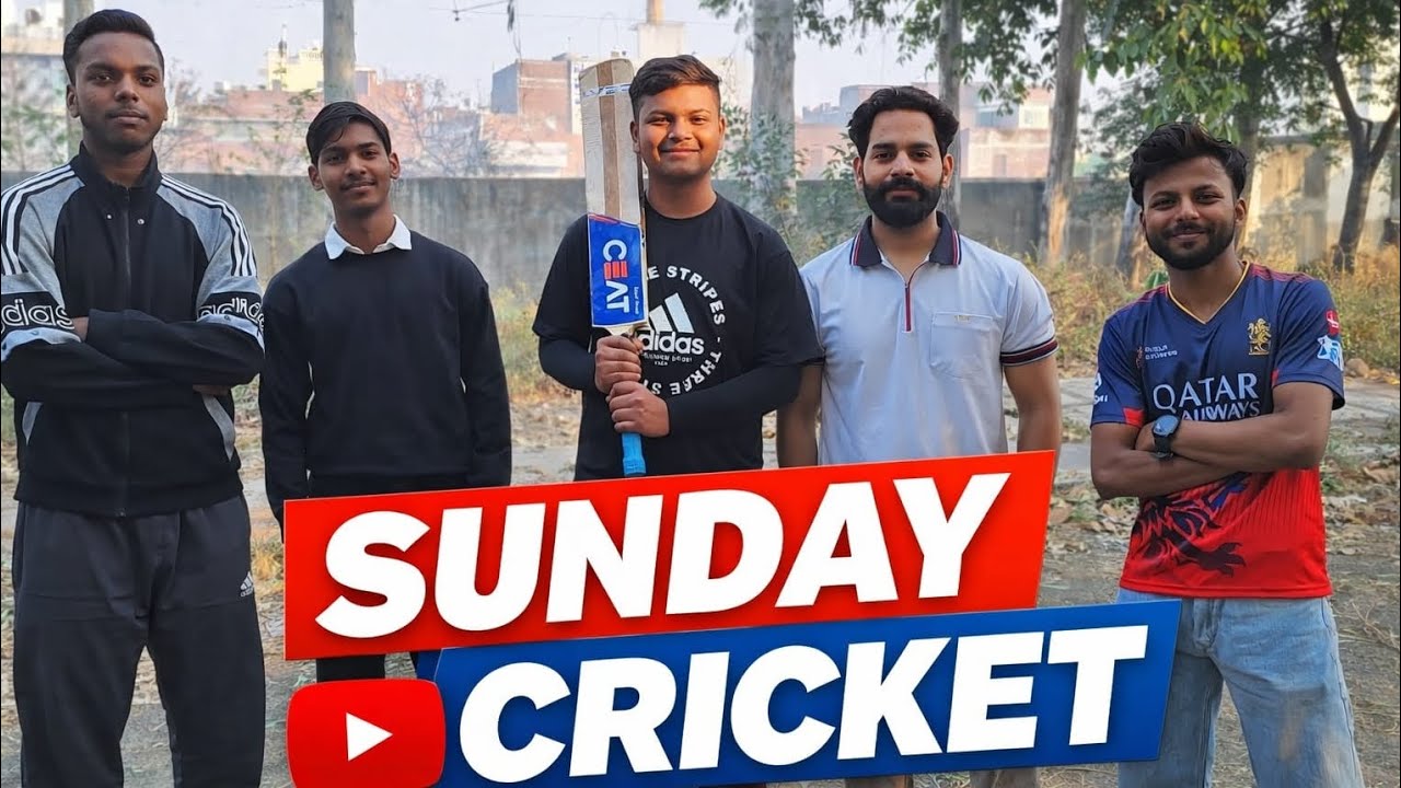Sunday Cricket vlog 🏏 (Full of Aggression)😎😎