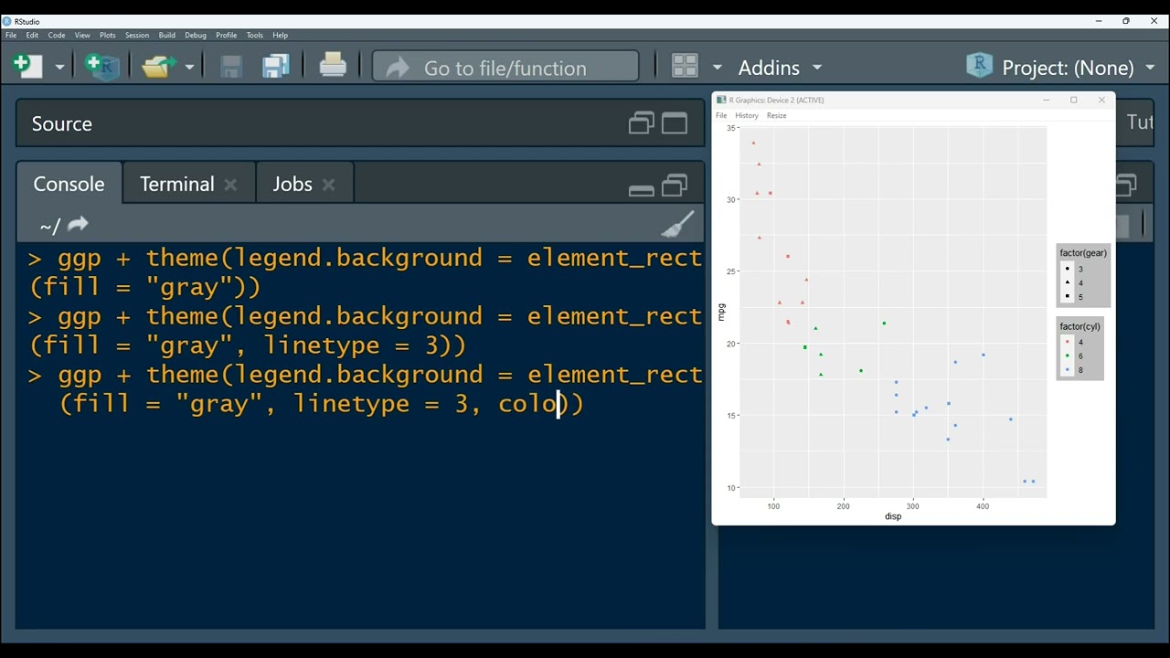 themes in r | How to change themes using theme function in the legend | element functions