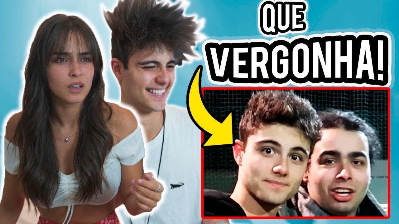NAMORADA REAGE AOS MEUS VÍDEOS ANTIGOS (QUE VERGONHA!)