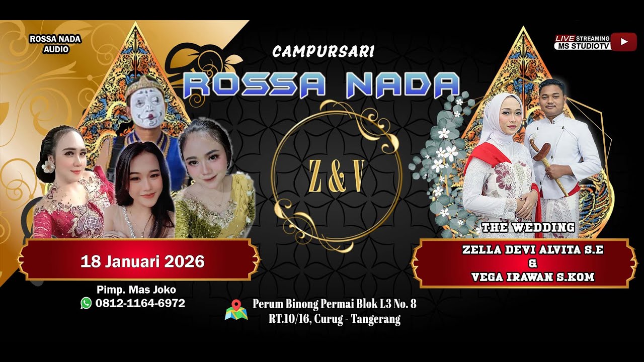 LIVE AKAD NIKAH ZELLA & VEGA || CURUG- TANGERANG
