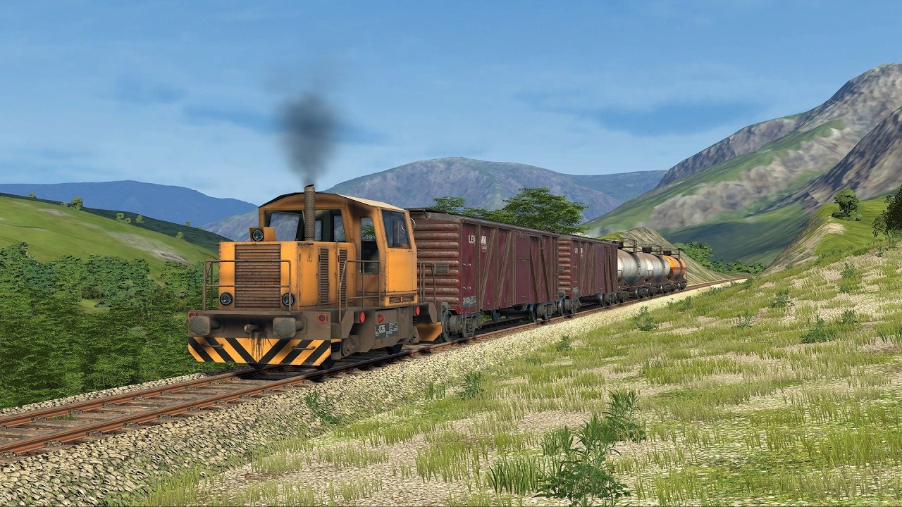 Derail Valley. Немного покатаем вагоны.
