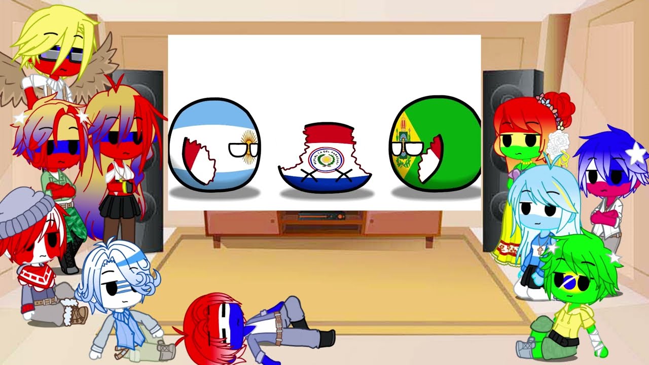 Countryhuman React To Countryballs| Modern history of Brazil