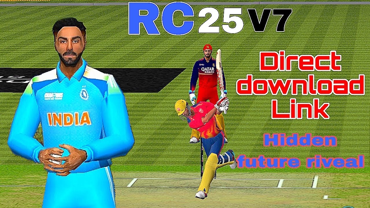 Real cricket 25 v7 enhanced version direct download link || Hidden future riveal || Download now