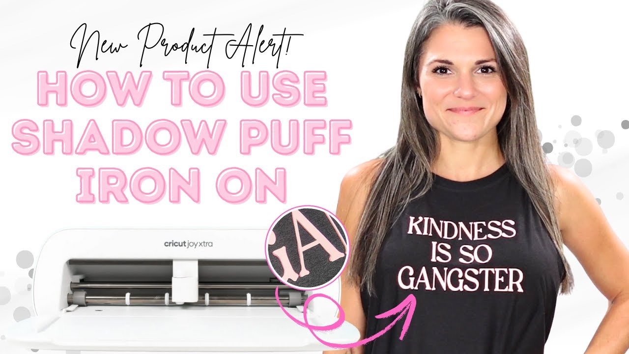Shadow Puff Iron on with Cricut | How to use Shadow Puff Iron on with Cricut Joy Xtra