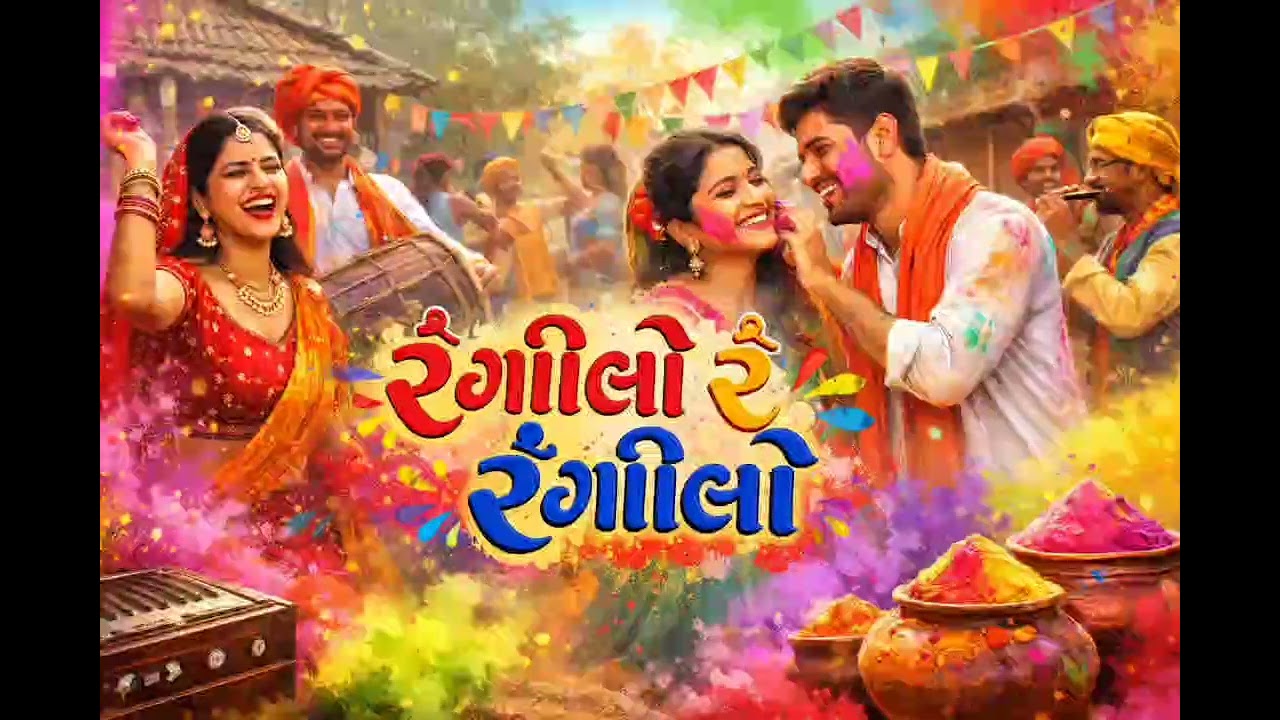 Rangilo re Rangilo - Gujrati Traditional Holi Song - Latest Holi Song in Gujrati for 2026 #SMR
