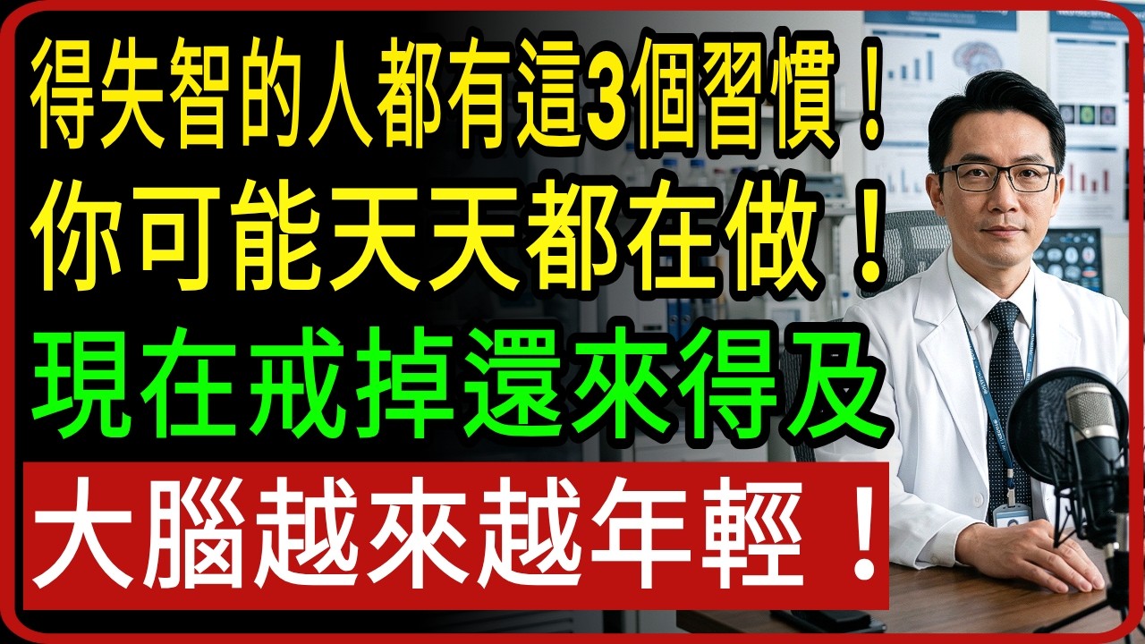 千萬別再做！60歲後還在繼續，腦力會加速崩壞的「致命習慣」