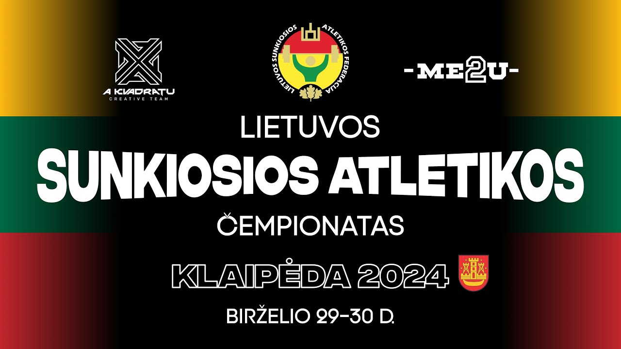 Lietuvos sunkiosios atletikos čempionatas 2024