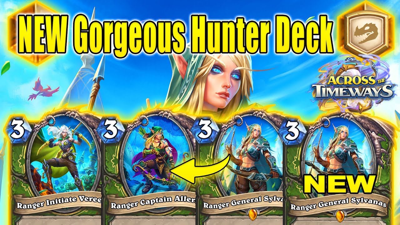 86% Winrate Strongest Hunter Deck To Craft Now In Standard At Across the Timeways | Hearthstone
