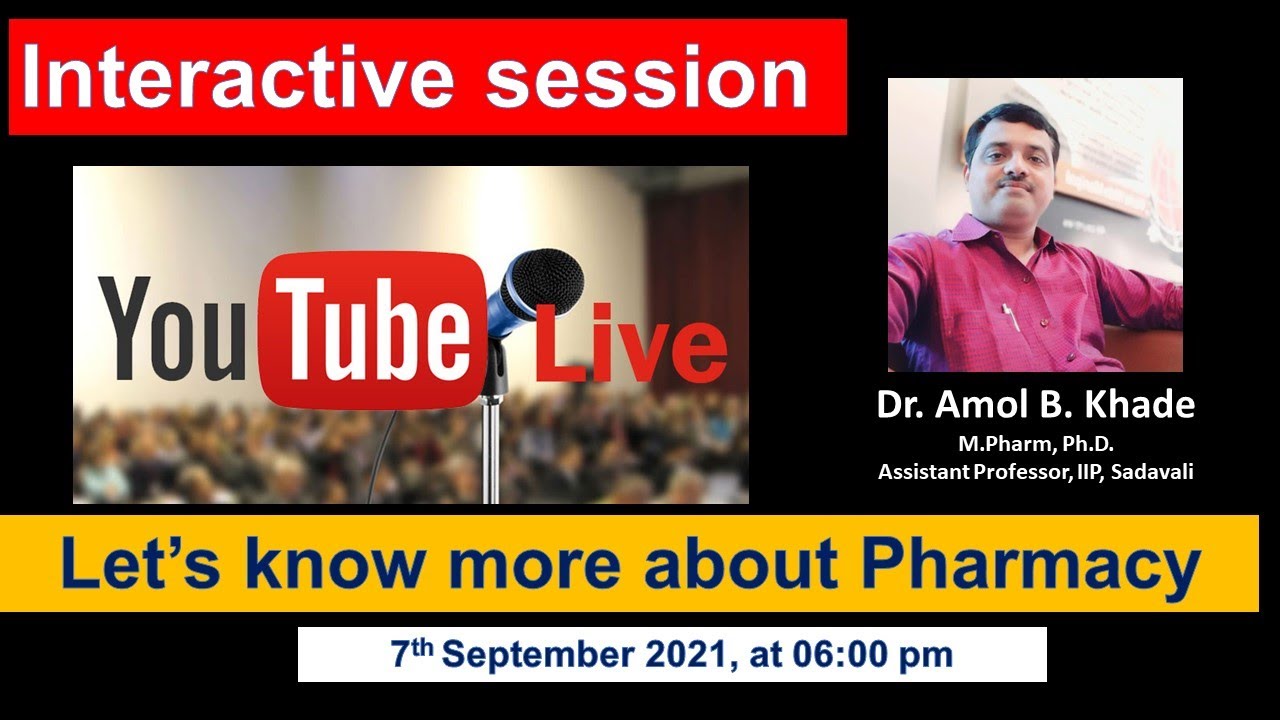 Let's Know more about career in Pharmacy I Question & Answer Session