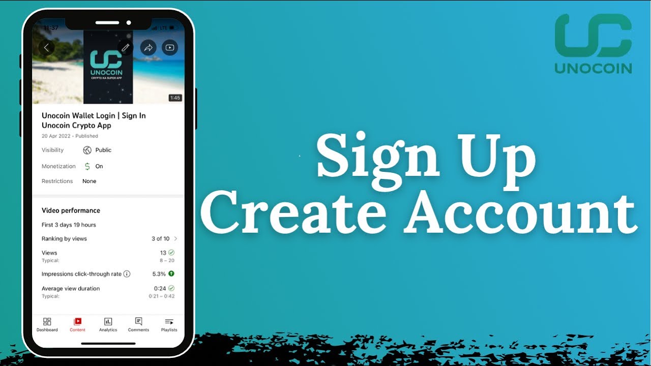Sign Up Unocoin | Make new Account on Unocoin Crypto