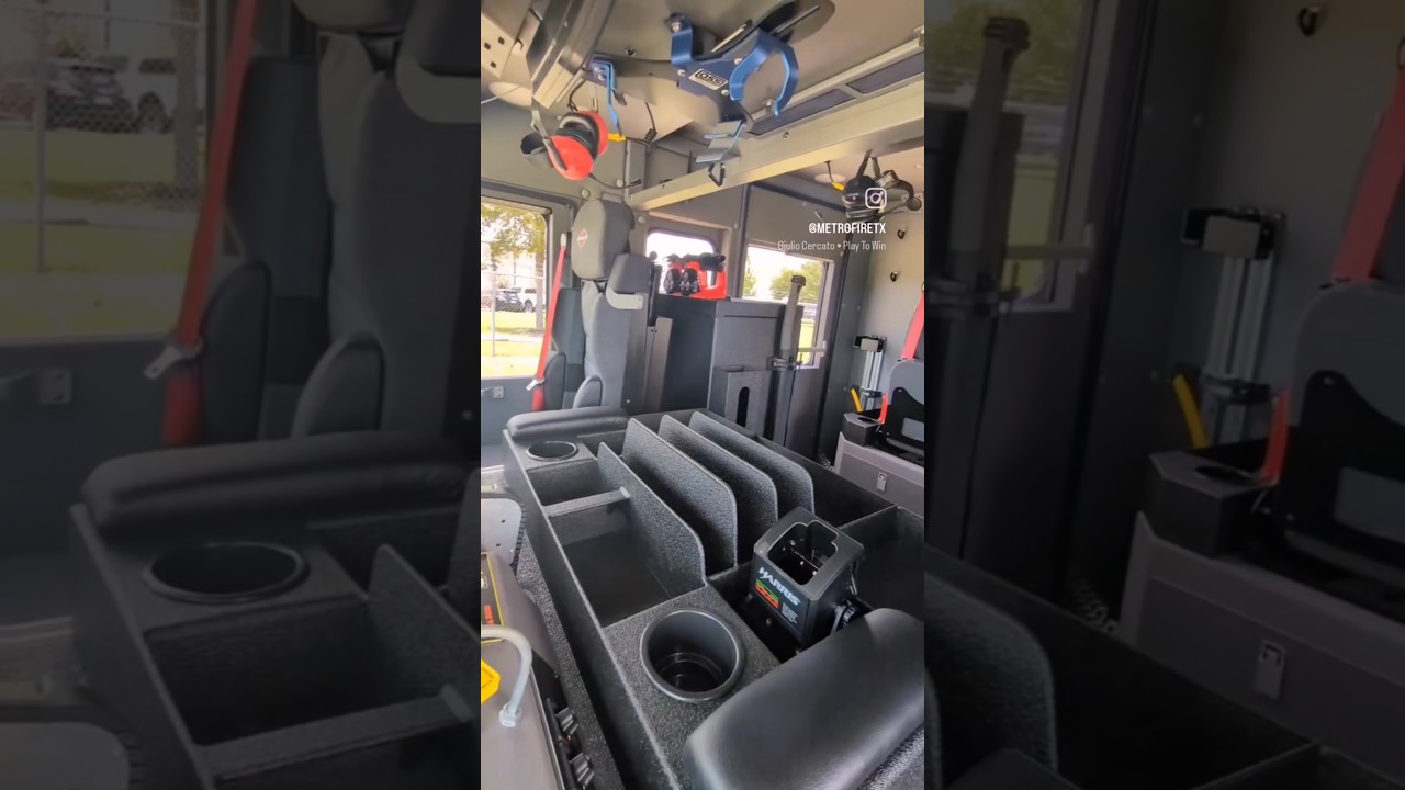 POV: Behind the wheel of the Corpus Christi Fire Department&rsquo;s new Spartan S-180 Model 3114 Engine.