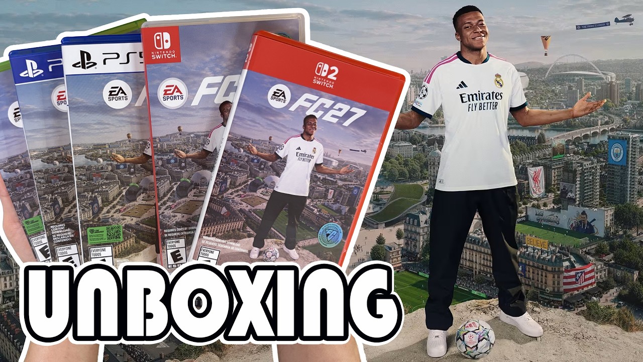 EA Sports FC 27 (PS4/PS5/Switch/Switch 2/XBOX Series X/XBOX One) Unboxing