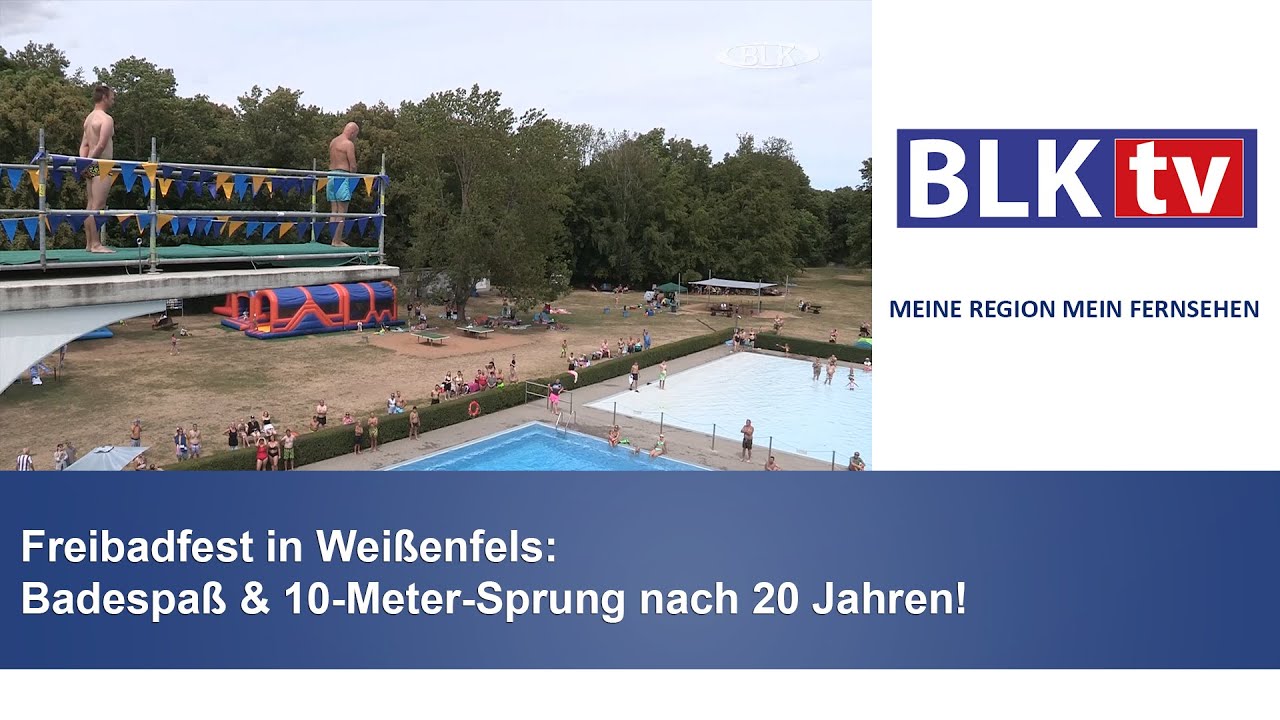Freibadfest in Weißenfels: Badespaß & 10-Meter-Sprung nach 20 Jahren!