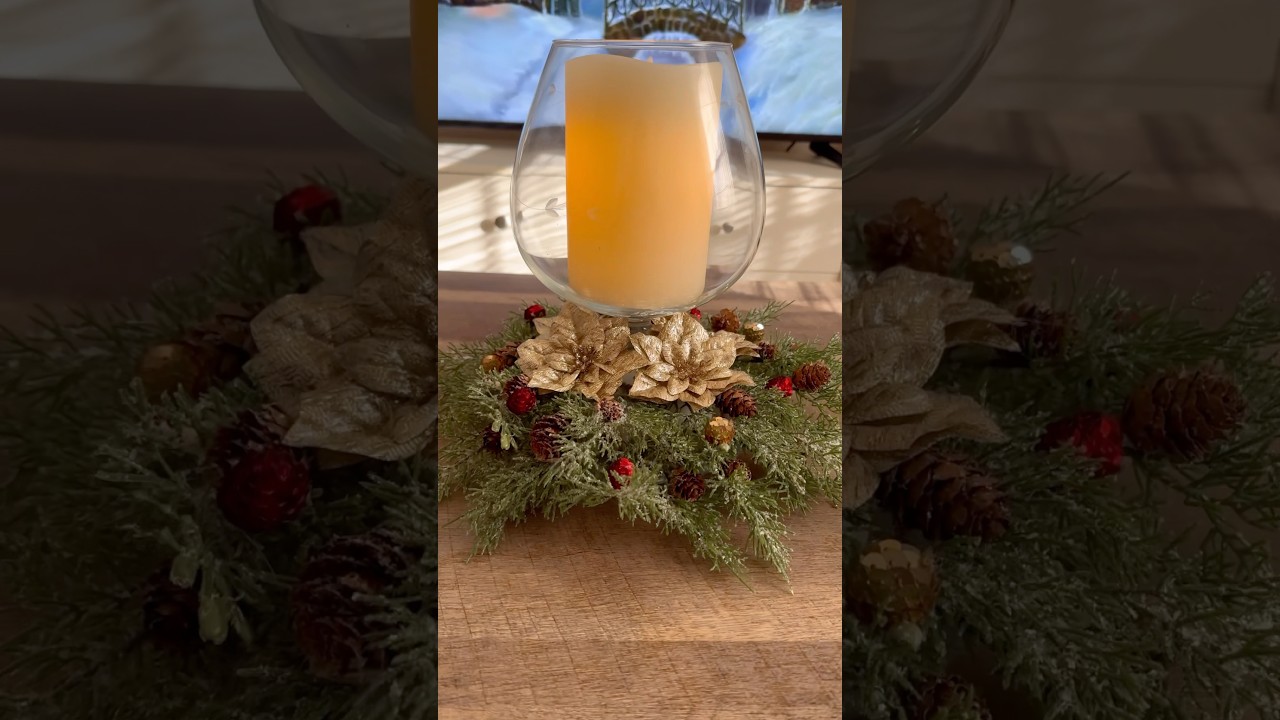 Christmas centerpiece decor #christmas #christmasdecorations #cristmasdecor #christmascrafts