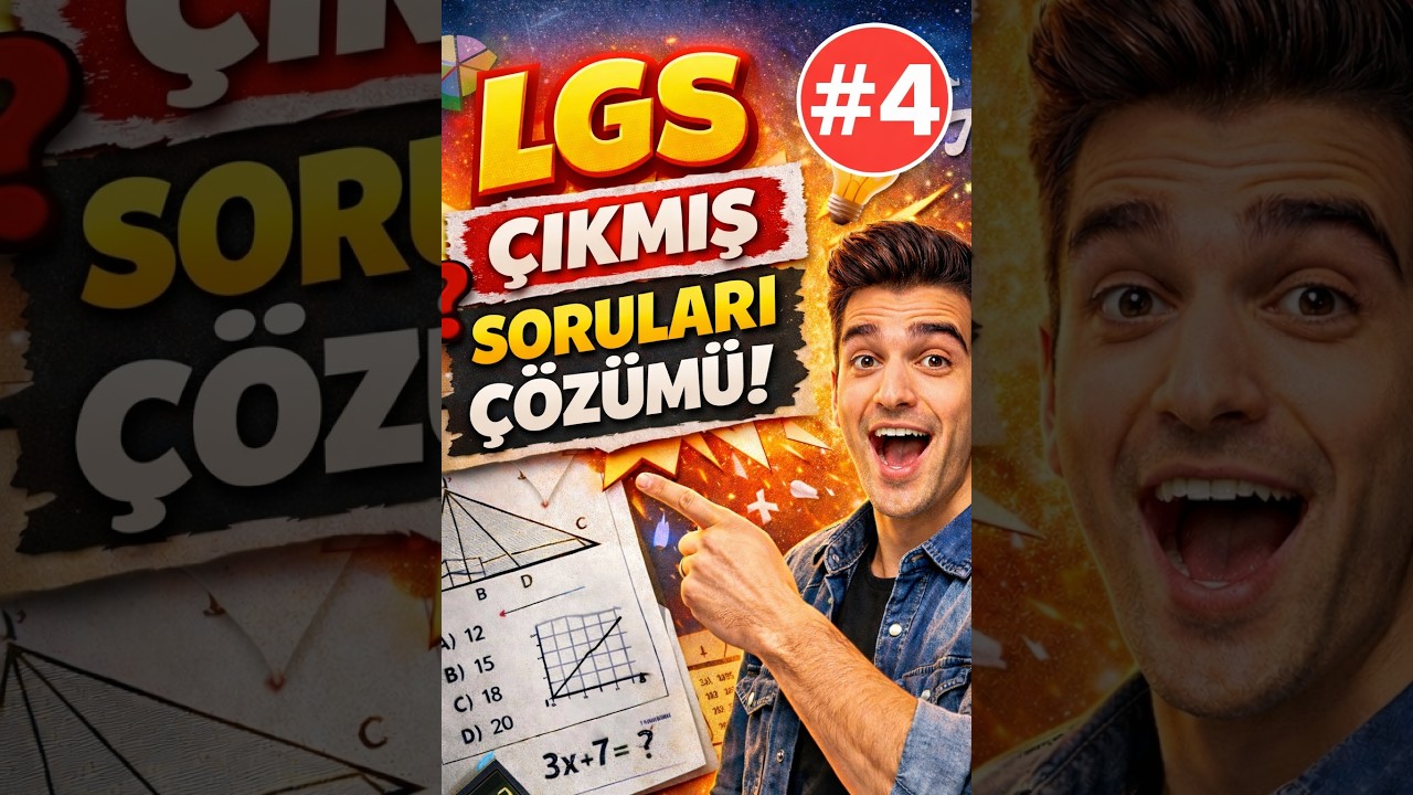 LGS 2025 ÇIKMIŞ SORULAR (MATEMATİK)#4