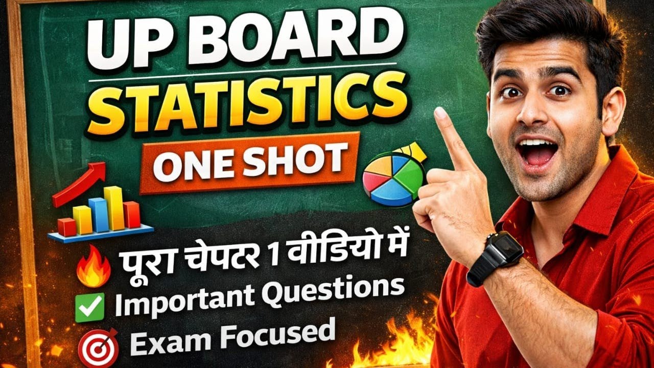 #class10math#Up board statistics question 2026 one shot#