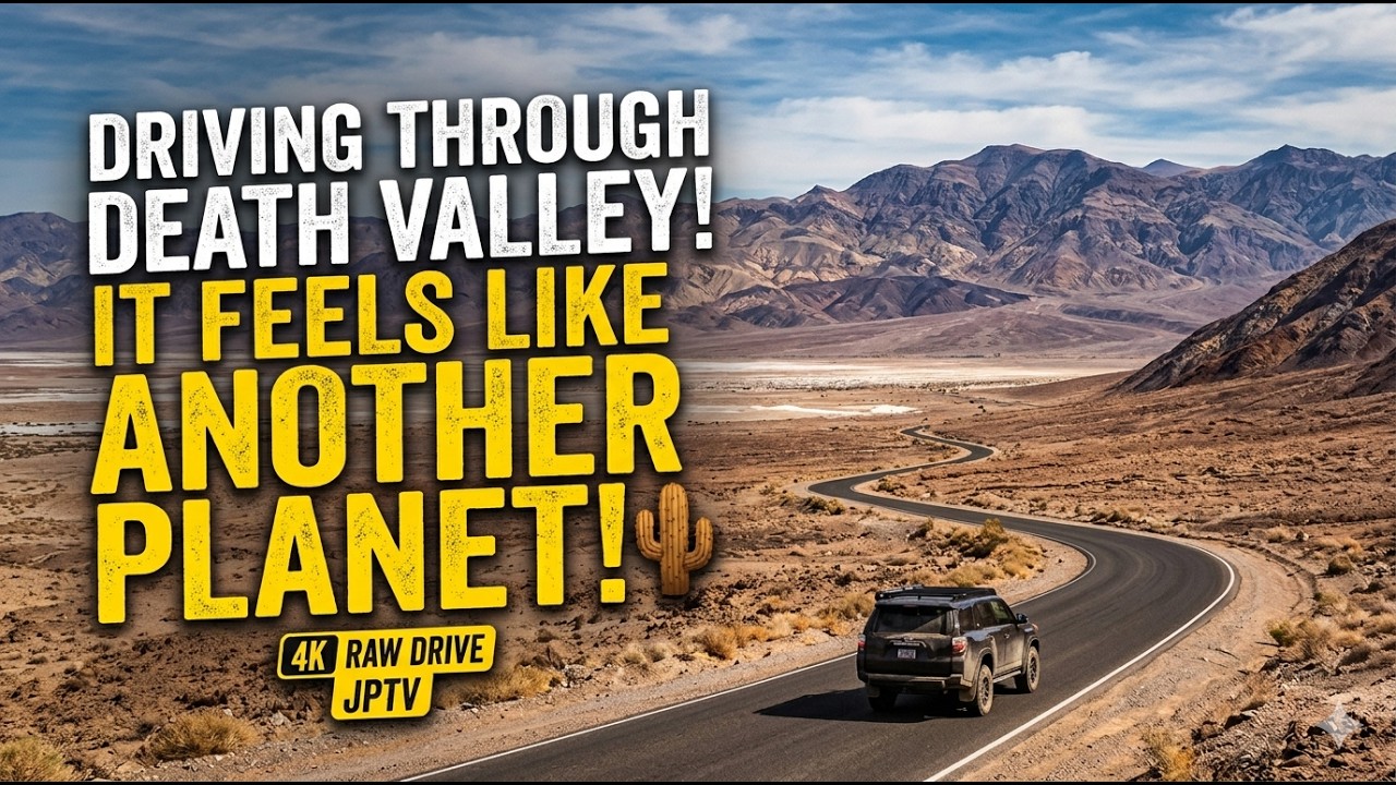 Death Valley - Scenic Drive - 4K